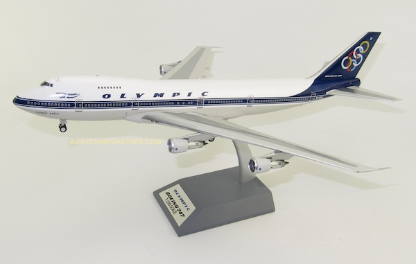 Boeing 747-200 Olympic SX-OAE with stand IF742OA0820