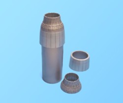 F14A Tomcat Exhaust nozzles closed up (Hasegawa) 7121