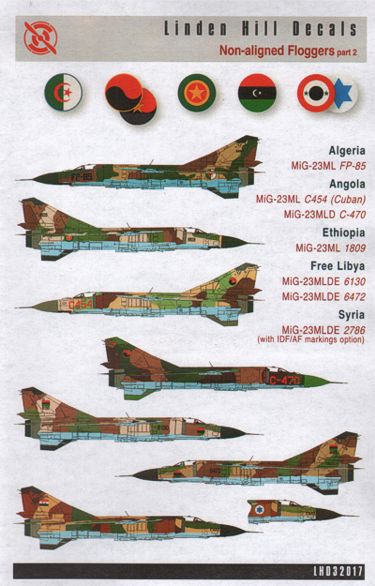 Mikoyan MiG23 'Non Aligned Floggers part 2 LHD32017