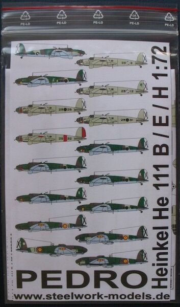 Decal Heinkel He111 E/B/H Pedro sd7201