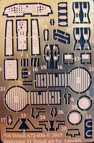 BAe31 Jetstream Detail set (A-Model) A72-036