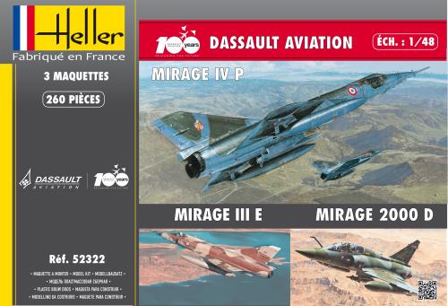 100 years Dassault Aviation (Mirage III, Mirage IV, Mirage 2000N included) 52322