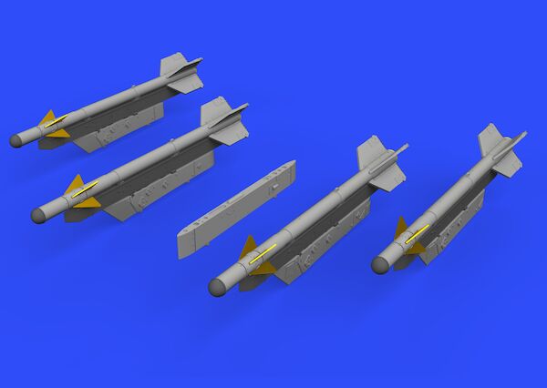 R3S Missiles with Pylons for Mikoyan MiG21MF (Eduard) (4x) E672186