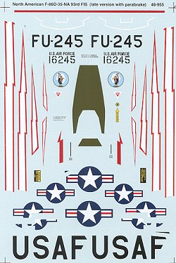 48-955 F86D Sabre (93FIS) 48-955