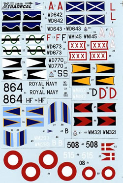 Meteor NF11/NF13 (RAF & RDanAF), TT20 Royal Navy) X051-48
