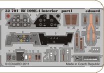 Detailset Messerschmitt BF109E-4 Exterior Self Adhesive (Dragon) E32-701