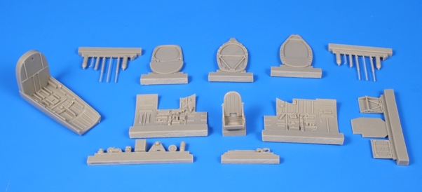 Spitfire MKI Interior set (Airfix) CMKA4336