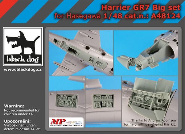 Harrier GR 7 Big Set (Hasegawa) A48124