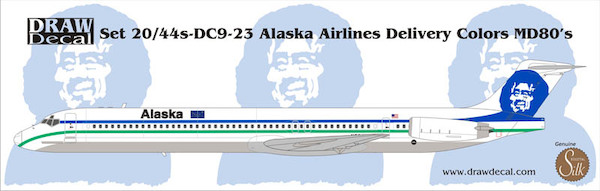 Douglas MD80 (Alaska Airlines Delivery Colours) 44-DC9-23