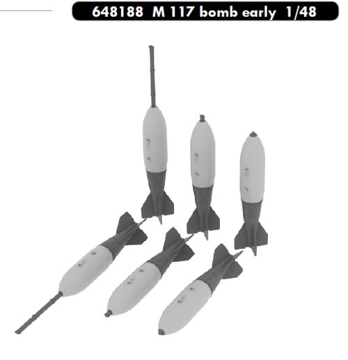 M117 Bomb - Early- (6x) E648-188