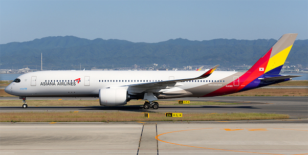 Airbus A350-900 Asiana Airlines HL8360 AV4090