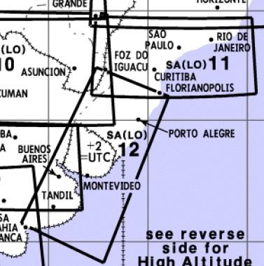 Low Altitude Enroute Chart South America SA(LO)11/12