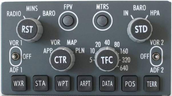 B737 EFIS-EL version (Require MCP737EL or MCP737PRO to operate) EFIS737EL