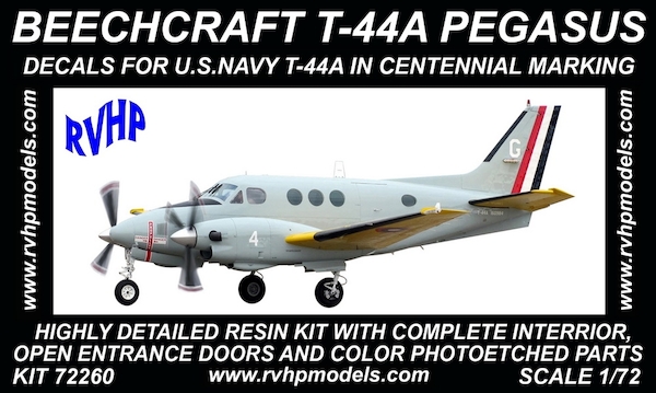 Beech T-44A Pegasus, USN Centennial mrkg 72028
