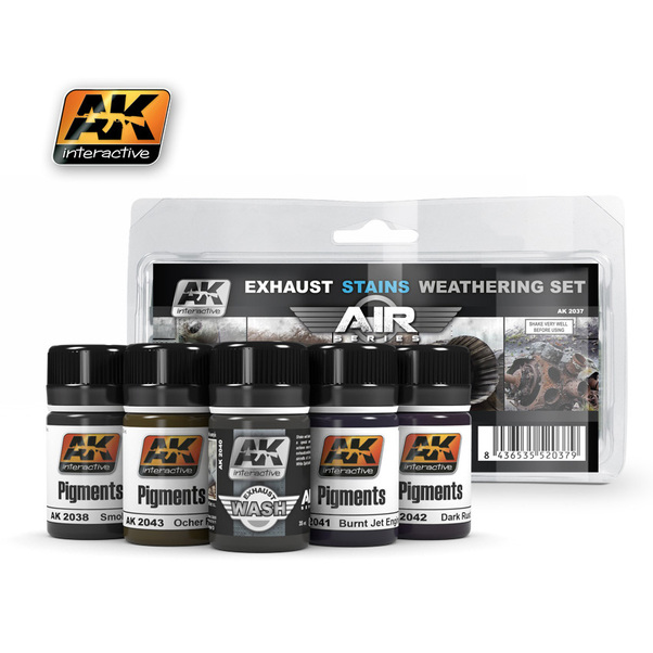 Exhaust Stains Weathering set AK2037