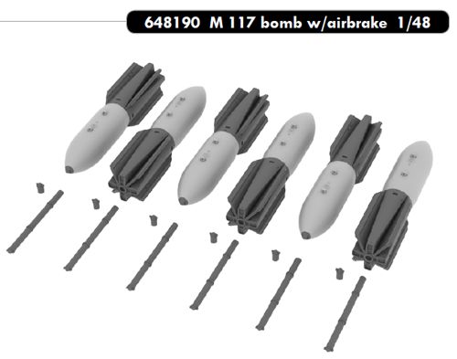 M117 Bombs with Airbrake (6x) E648190