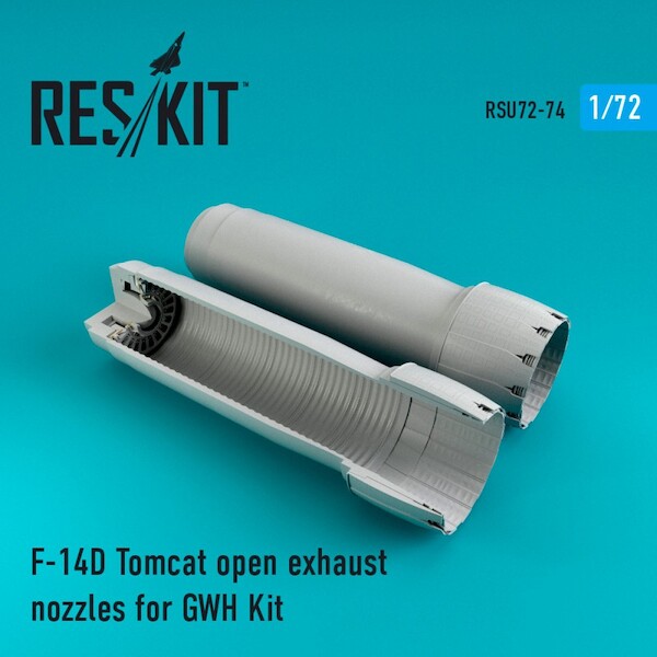 F14D Tomcat Open Exhaust Nozzles upgrade set (Great Wall) RSU72-0074