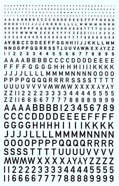 Red RAF codes (2-10mm) bd06