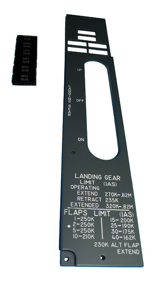 B737 Landing Gear Panel P738B11