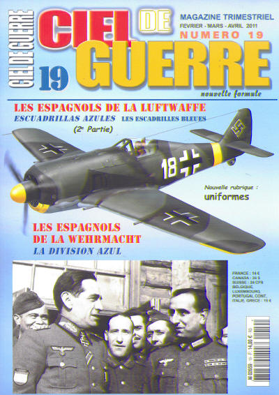 Ciel de Guerre 19 , Les Espagnols de la Luftwaffe 2e partie 3780265914003