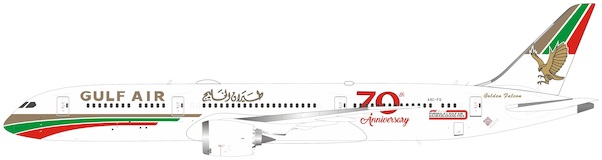 Boeing B787-9 Gulf Air 70th anniversary A9C-FG 04299