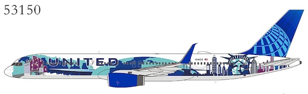 Boeing 757-200 United Airlines Her Art Here - New York / New Jersey special scheme N14102 53150