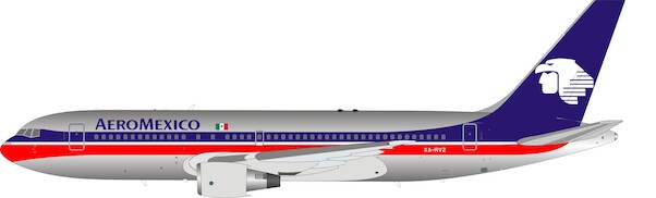 Boeing 767-200 AeroMexico XA-RVZ Polished IF762AM0621P