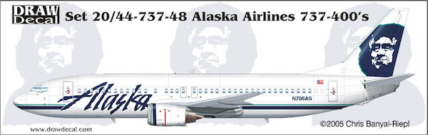 B737-400 (Alaska Airlines) 44-737-48