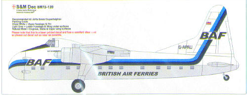 Bristol Superfreighter (British Air Ferries - Blue) SM72-120