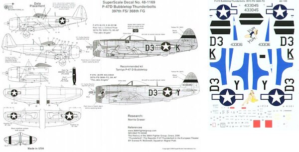 48-1169 P47D Thunderbolt Bubbletop (397FS/368FG) 48-1169
