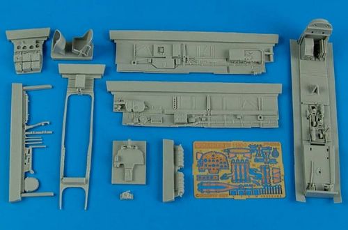 Messerschmitt BF110D-3 Cockpit set (Cyber Hobby) 4586