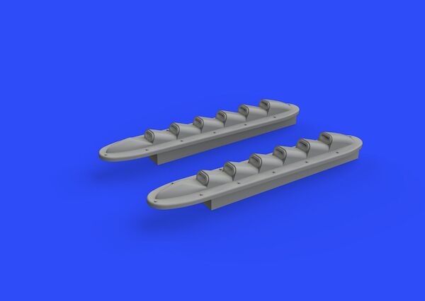 Typhoon MK1 Exhaust stacks with fairing (Hasegawa/Eduard) E648315