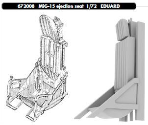 Mikoyan MiG15 Ejection seat (Eduard) e672-008