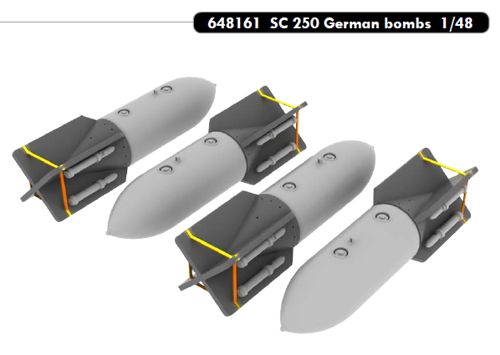 SC250 German bombs (4) E648161