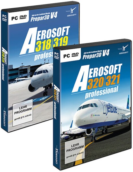 Aerosoft A320 Family professional Bundle (download version) Now including Paint kit. AS14397