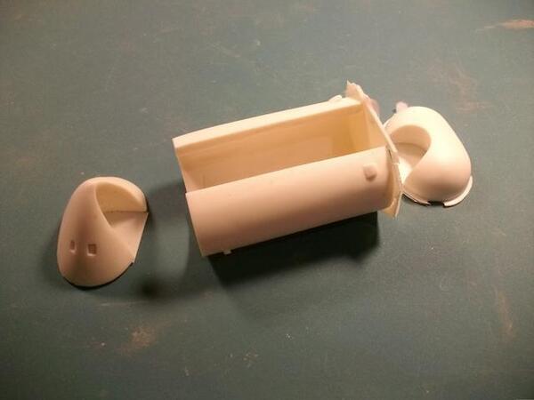 Grumman F7F Tigercat 1000 gallon retardant tank (AMT/Italeri) LSM480142