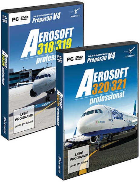 Aerosoft A320 Family professional Bundle AS14399