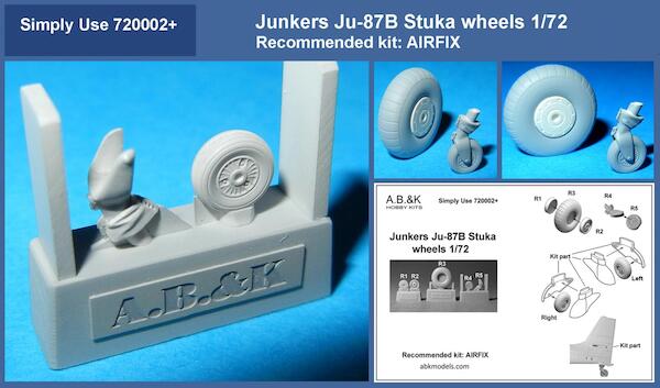 Junkers Ju87B Wheels (Airfix) ABK720002