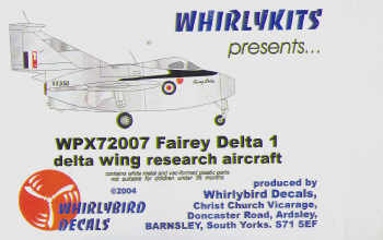 Fairey Delta 1 (Former Maintrack vacform) WPX72007
