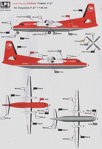 Fokker F27 Friendship (Northwest Airlink) LPS144-16