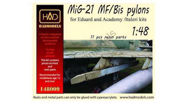 Mikoyan MiG21MF/Bis Pylons (Academy) HAD148009
