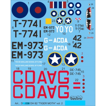 Tiger Moths MMD-48036