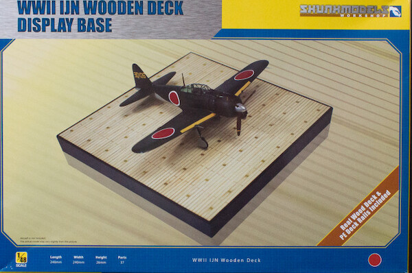 WWII IJN Wooden carrier deck display base 48014