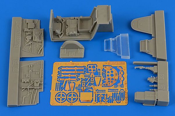 Messerschmitt BF109G-6 Late Cockpit set (Eduard) 4685