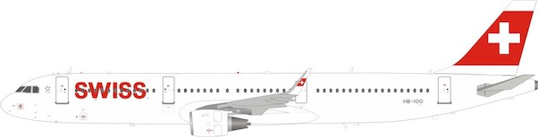 Airbus A321-111 Swiss International Air Lines HB-IOO With Stand JF-A321-004