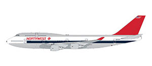 Boeing 747-400 Northwest Airlines N663US (polished 1980s livery) G2NWA909
