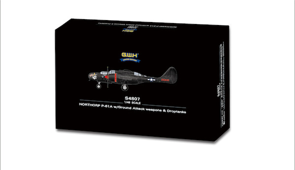 P61A Black Widow Ground attack weapons and droptanks s4807