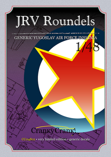 Generic Yugoslav Air force Insignia - JRV Roundels CC04801