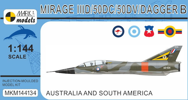 Mirage IIID/50DC/50DV/Dagger B Two-seater 'Australia & South America'  MKM144134