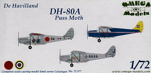 De Havilland DH80A Puss Moth (Japan) NEW STOCK AT LOWER PRICE 72377